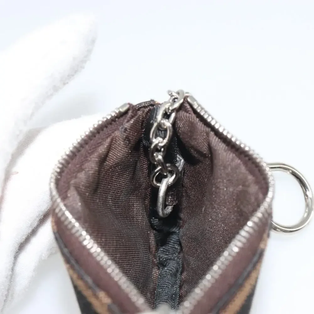 Fendi Zucca Coin Purse Brown